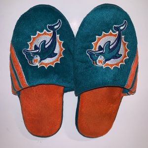 3/$20 Men's Miami Dolphins Team Slippers Size S